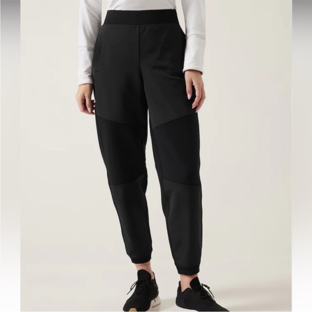 Athleta Black Get Set Hybrid Athletic Jogger Pants Size XL Tall 467913 NWT